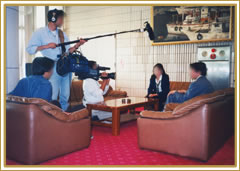 TV取材風景